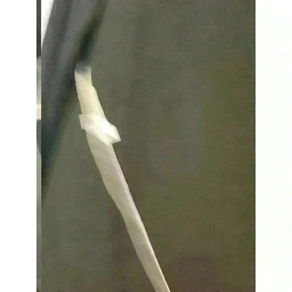 LT LanTing Bride Black Blouse New Without Tags FormL Sheer Asymmetrical - Picture 4 of 5